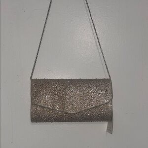 Glamorous Silver Evening Clutch